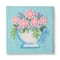 6" x 6" Floral Teacup Needlepoint Kit by Loops & Threads®